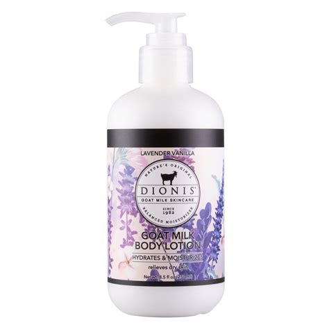 Dionis Goat Milk Body Lotion Lavender Vanilla 85 Oz Fragrance