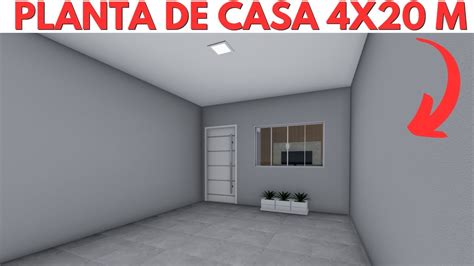 Planta De Casa X Metros Quartos Houseplant Floor Plan