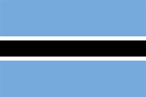 Premium Vector Flag Of Botswana Vector Illustration