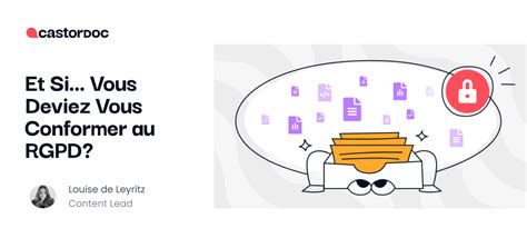 Être conforme au RGPD Plus qu une obligation une nécessité
