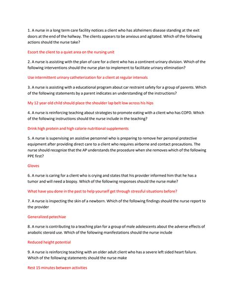 Solution Ati Pn Comprehensive Predictor Retake Guide Studypool