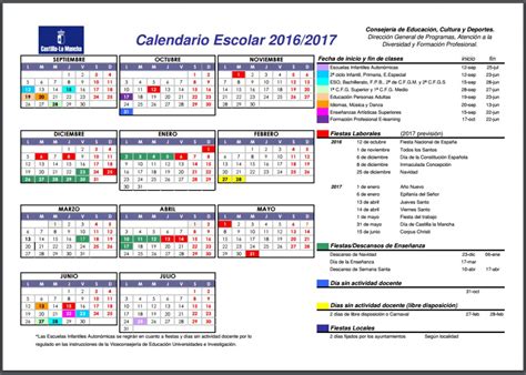 Calendario Escolar En Clm Estas Son Las Fechas Del Inicio Y Hot Sex