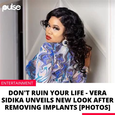 Pulse Kenya On Twitter Vera Admits That Cosmetic Implants Had Life