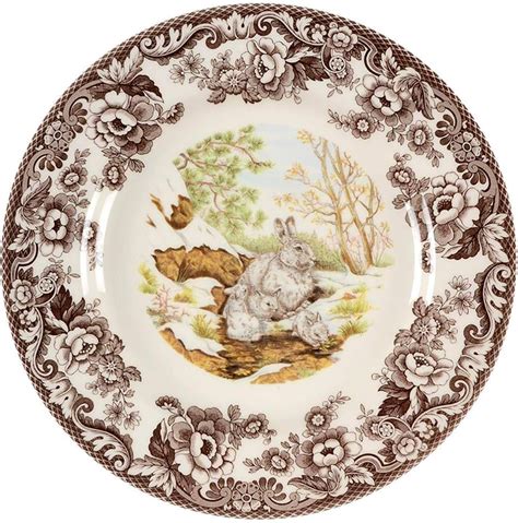 Spode Woodland Salad Plate Flat Coated Pointer 8