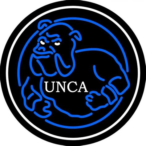 Custom Unc Asheville Bulldogs Primary 1982 1988 Logo NCAA Neon Sign ...