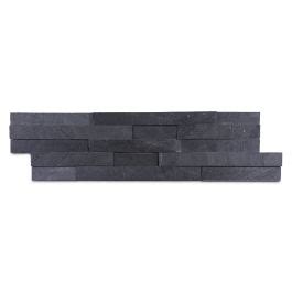 SAMPSCON385 Black Slate Sandstone Cladding Sample 150x100X15 30mm