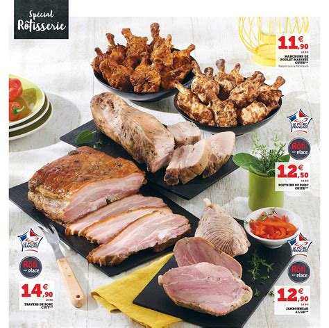 Promo Travers De Porc Cuit Manchon De Poulet Marinée Cuits Poitrine