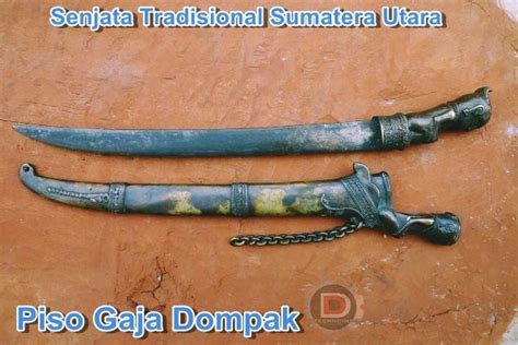 Lengkap 8 Senjata Tradisional Sumatera Utara Beserta Penjelasannya