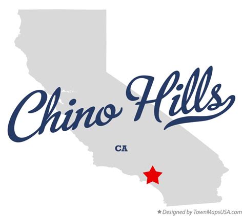 Map of Chino Hills, CA, California