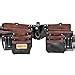 Tooltreaux Heavy Duty Pocket Leather Tool Belt With Steel Hammer