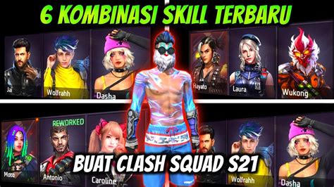 Kombinasi Skill Karakter Free Fire Terbaik Buat Clash Squad Season