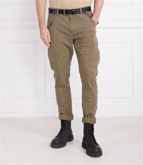 Cargo Pants Straight Fit Polo Ralph Lauren Olive Green Gomezplen