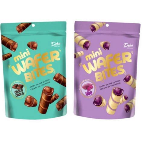 Jual Deka Mini Wafer Bites Rasa Ube Dan Choco Shopee Indonesia