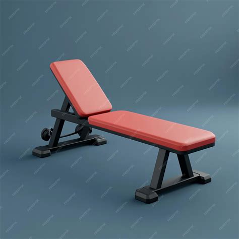 3D Incline Bench Icon Angled for Targeted Exercises Illustration Logo