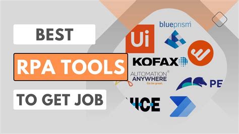 Best RPA Tools To Learn From Job Perspective Top RPA Tools YouTube