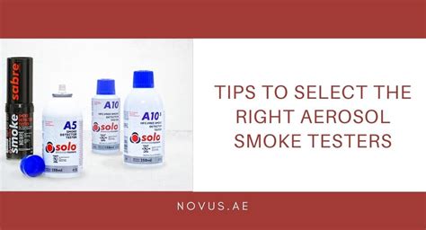 Tips To Select The Right Aerosol Smoke Tester Solo Smoke Detector