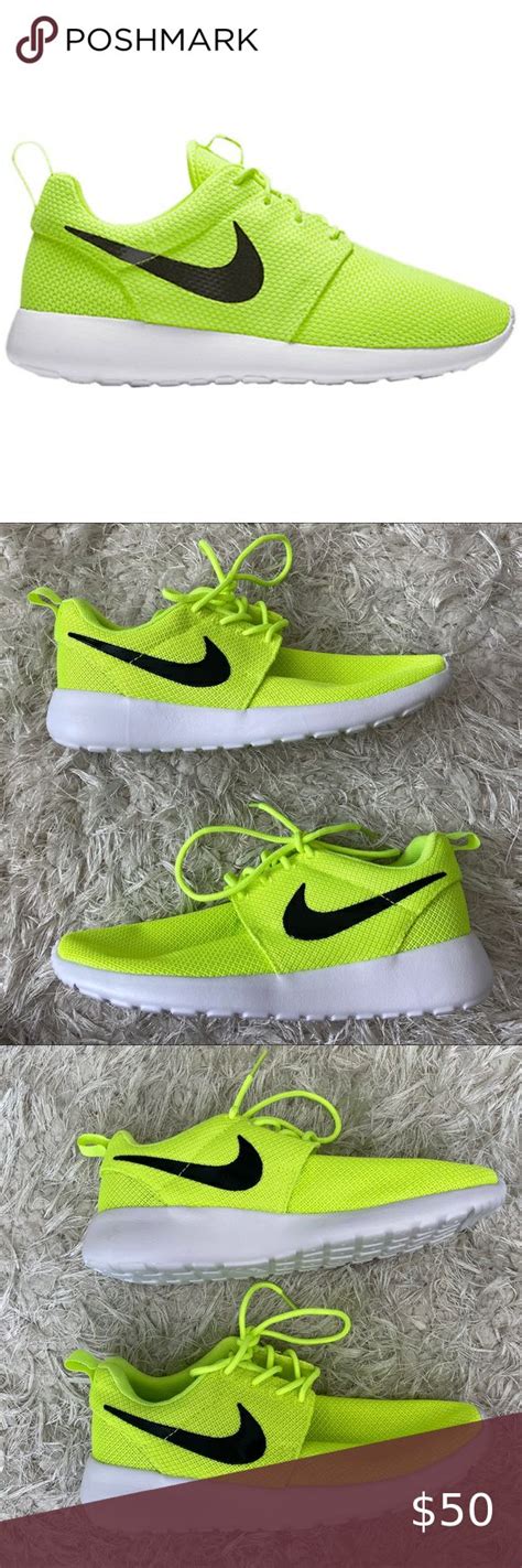 Neon Yellow Nike Roshe One Tennis Shoes Sneakers Tennis Shoes