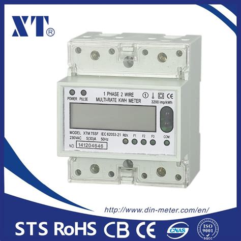 Een V Hz Eenfase Din Rail Kwh Watt Uur Grandado