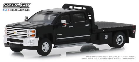 Greenlight Chevy Silverado Dually Flat Bed Silver A