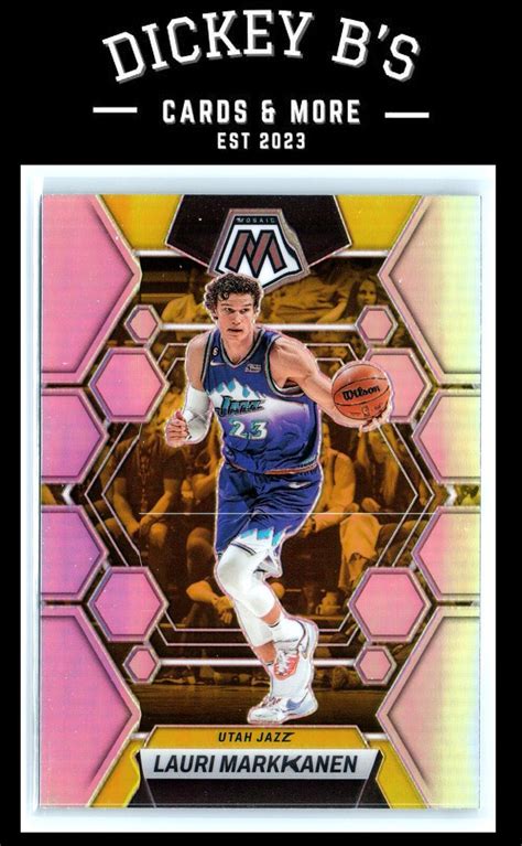 Panini Mosaic Silver Lauri Markkanen Utah Jazz Ebay