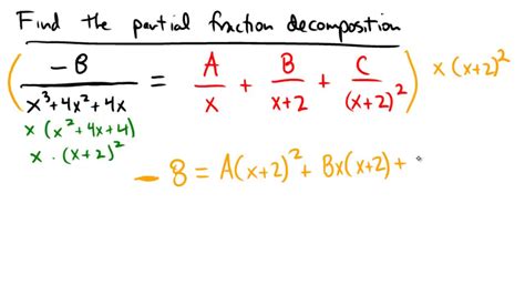 Finding Partial Fraction Decomposition With Some Factors Are Repeated Youtube