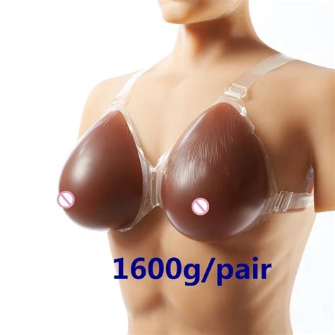 Aliexpress Buy Crossdresser Transgender Boobs 1600g Pair Teardrop