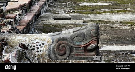 The Ruins Of The Great Pyramid Or Templo Mayor The Main Temple Of