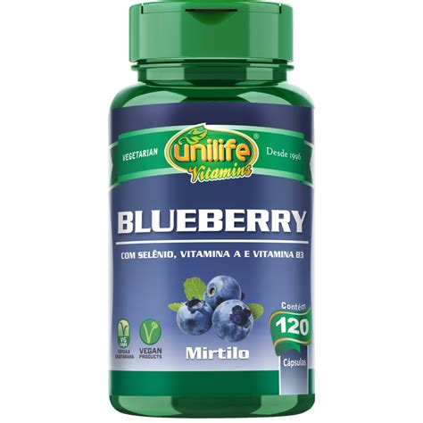 Comprar Blueberry Unilife C Psulas Mg Loja De Produtos