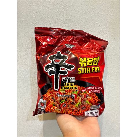 Jual NONGSHIM SHIN RAMYUN STIR FRY GOURMET SPICY NOODLES KOREA Shopee