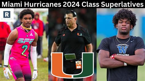 2024 Miami Hurricanes Recruiting Class Superlatives Miami Hurricanes