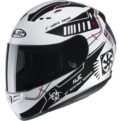 Casque CS 15 TAREX MC10 HJC Blanc MAXXESS FR Casque intégral