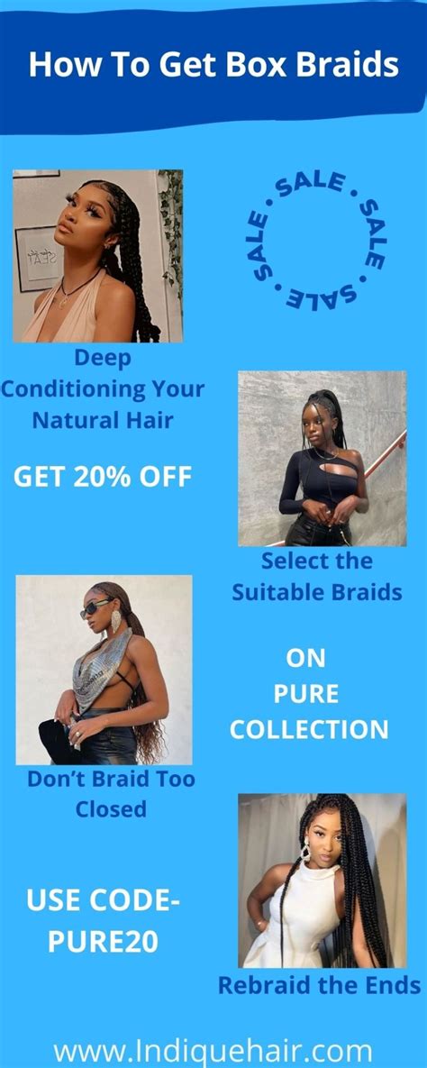 How To Get Box Braids Using Braiding Hair Extensions Box Braids