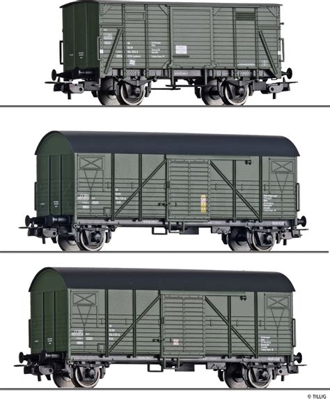 Tillig H G Terwagenset Bauzugwagen Der Dr