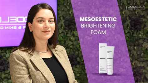 Mesoestetic Brightening Foam Diodella Laser And Skin Clinic Youtube