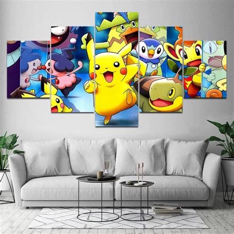 Pokemon Pok Mon Anime Comics Impression Sur Toile Intiss E Tableaux