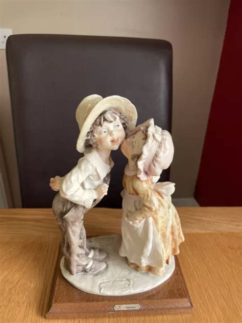 Capodimonte Giuseppe Armani Florence Figurine Sculpture Kissing Boy