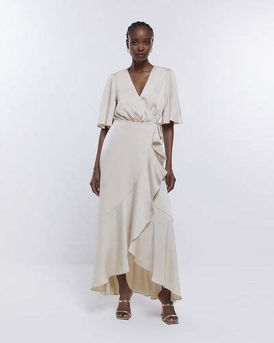 Natural River Island Dresses for Women | Lyst