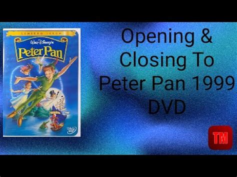 Opening Closing To Peter Pan Dvd Youtube