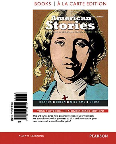 American Stories A History Of The United Statesvolume 1 Books A La