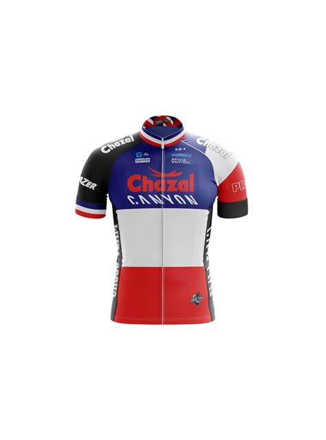 Fan cycling jersey French Champion • • • • G4,