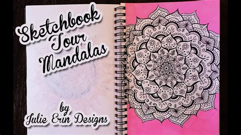 Mandala Artists Sketchbook Tour Julie Erin Designs