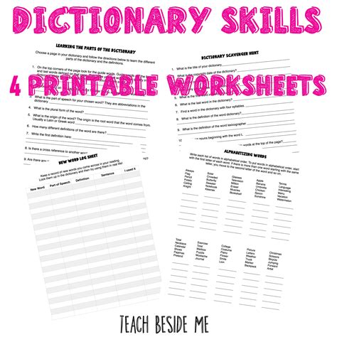 Dictionary Skills And Guide Words Worksheets Worksheets Library