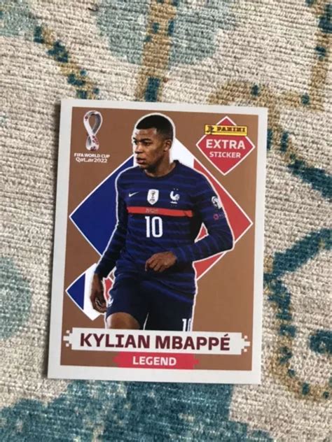 PANINI QATAR 2022 World Cup Kylian Mbappe Extra Sticker Bronze 19 99