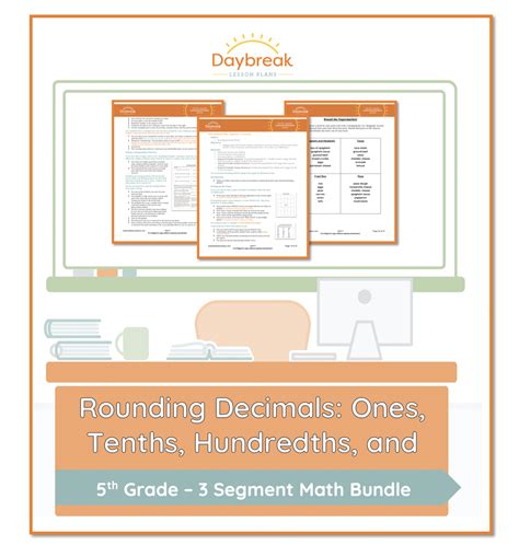 Rounding Decimals Ones Tenths Hundredths And Thousandths Places