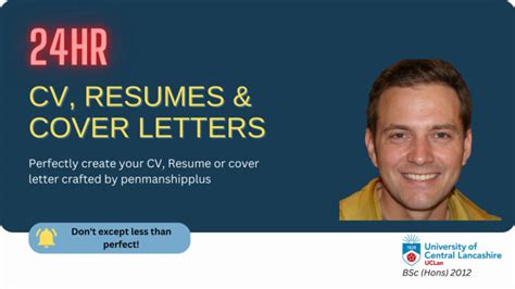 Expertly Create Your Cv Or Cover Letter By Penmanshipplus Fiverr