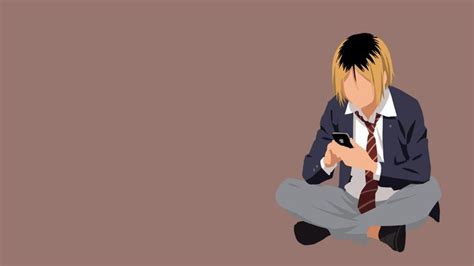 Kozume Kenma Haikyuu Minimalist Wallpaper Haikyuu Wallpaper