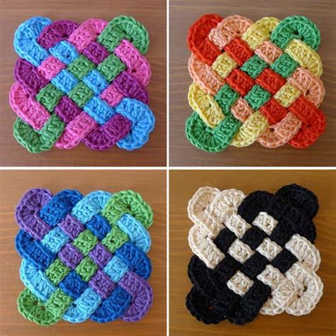 Beautiful Skills Crochet Knitting Quilting Celtic Coasters