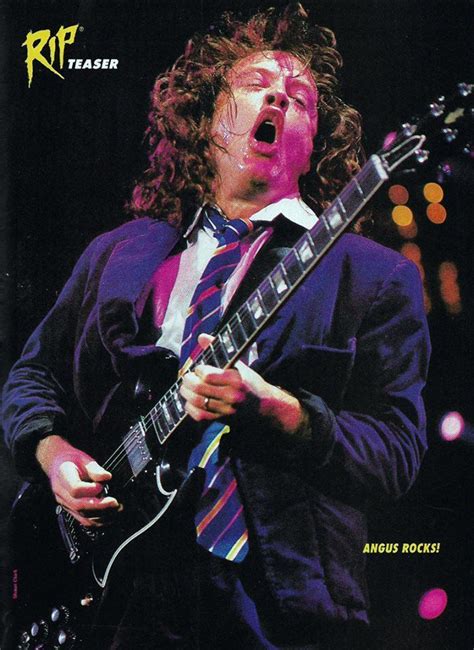 Angus Young Of Ac Dc Angus Young Concert Posters Acdc Teaser