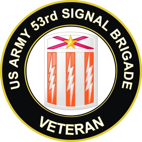 army  signal brigade veteran sticker decal