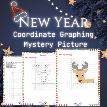 Christmas Plotting Points On A Coordinate Grid Winter Math Worksheets